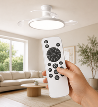 Ventilateur de plafond avec pales rétractables