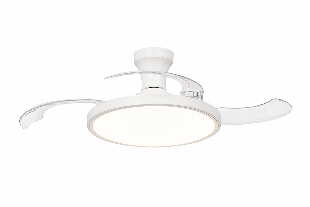 Ventilateur de plafond avec pales rétractables