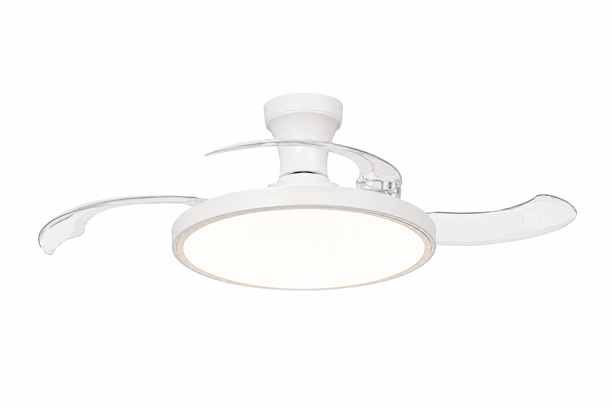 Ventilateur de plafond avec pales rétractables