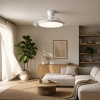 Ventilateur de plafond avec pales rétractables