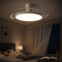 Ventilateur de plafond avec pales rétractables