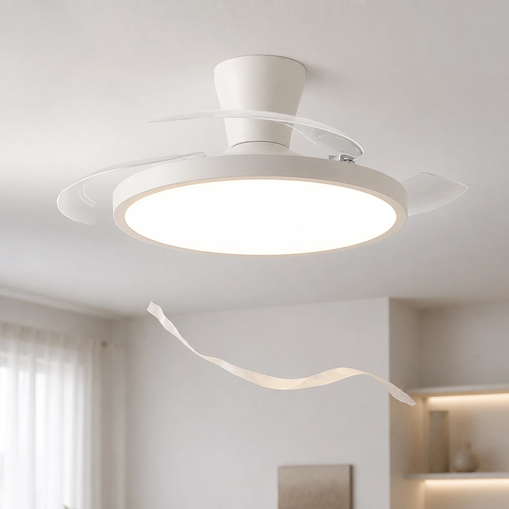Ventilateur de plafond avec pales rétractables
