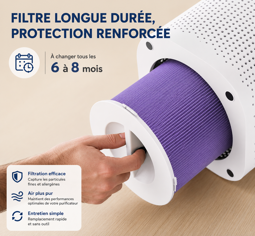 Filtre de rechange True HEPA H13