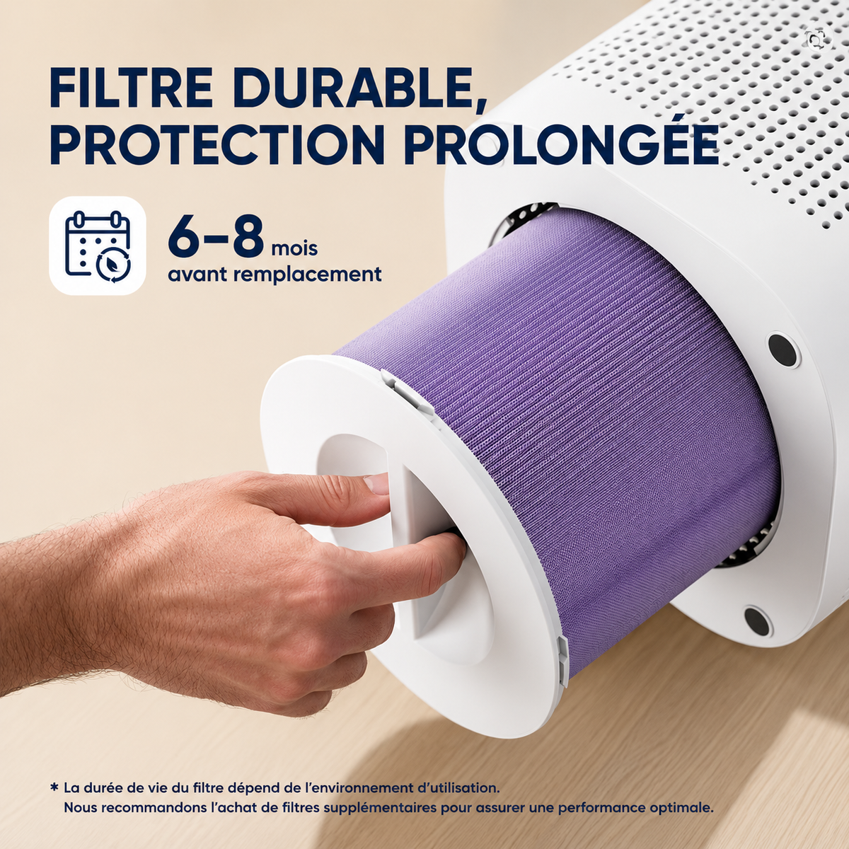 Purificateur d’air avec humidificateur intégré 2-en-1
