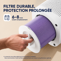 Purificateur d’air avec humidificateur intégré 2-en-1