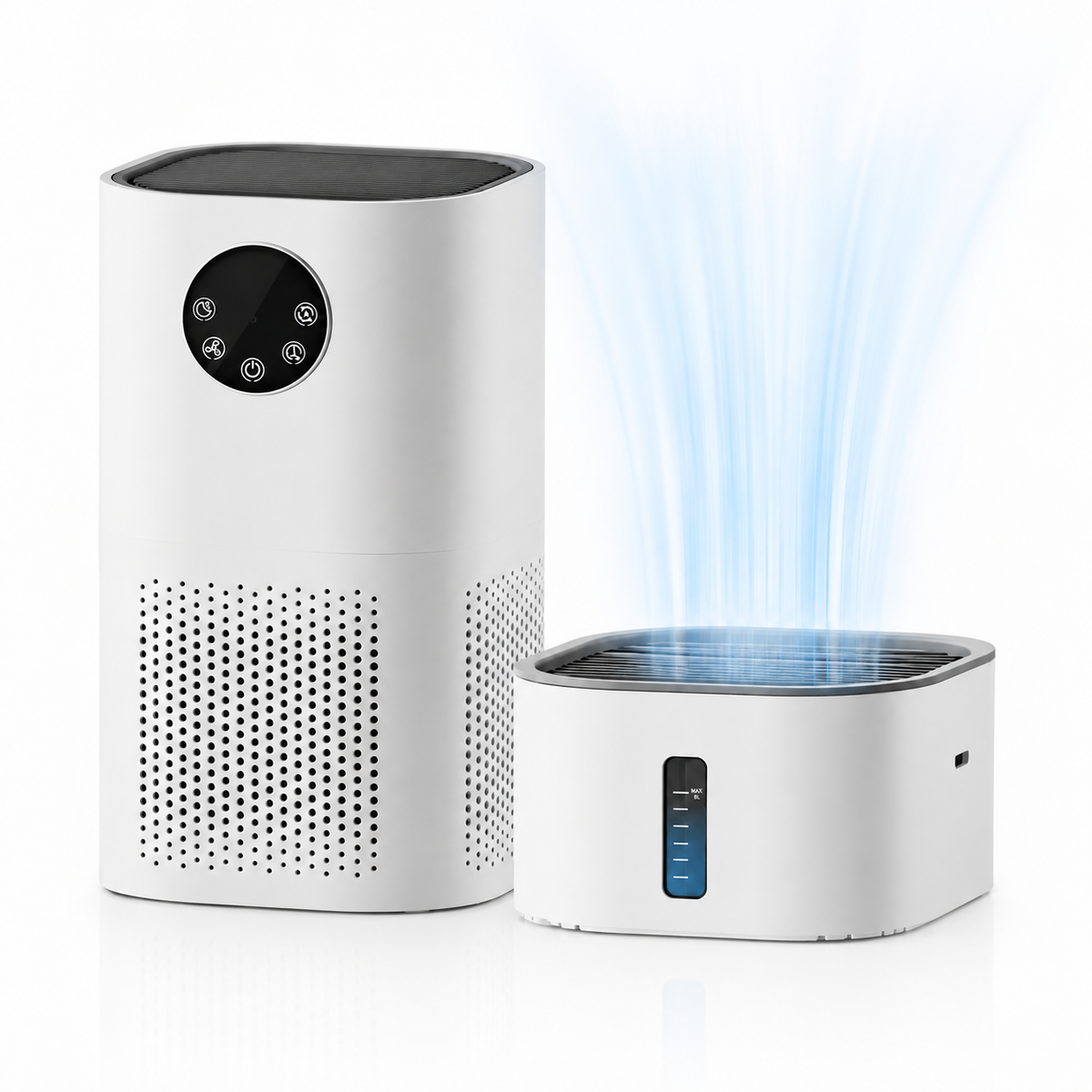 Purificateur d’air avec humidificateur intégré 2-en-1